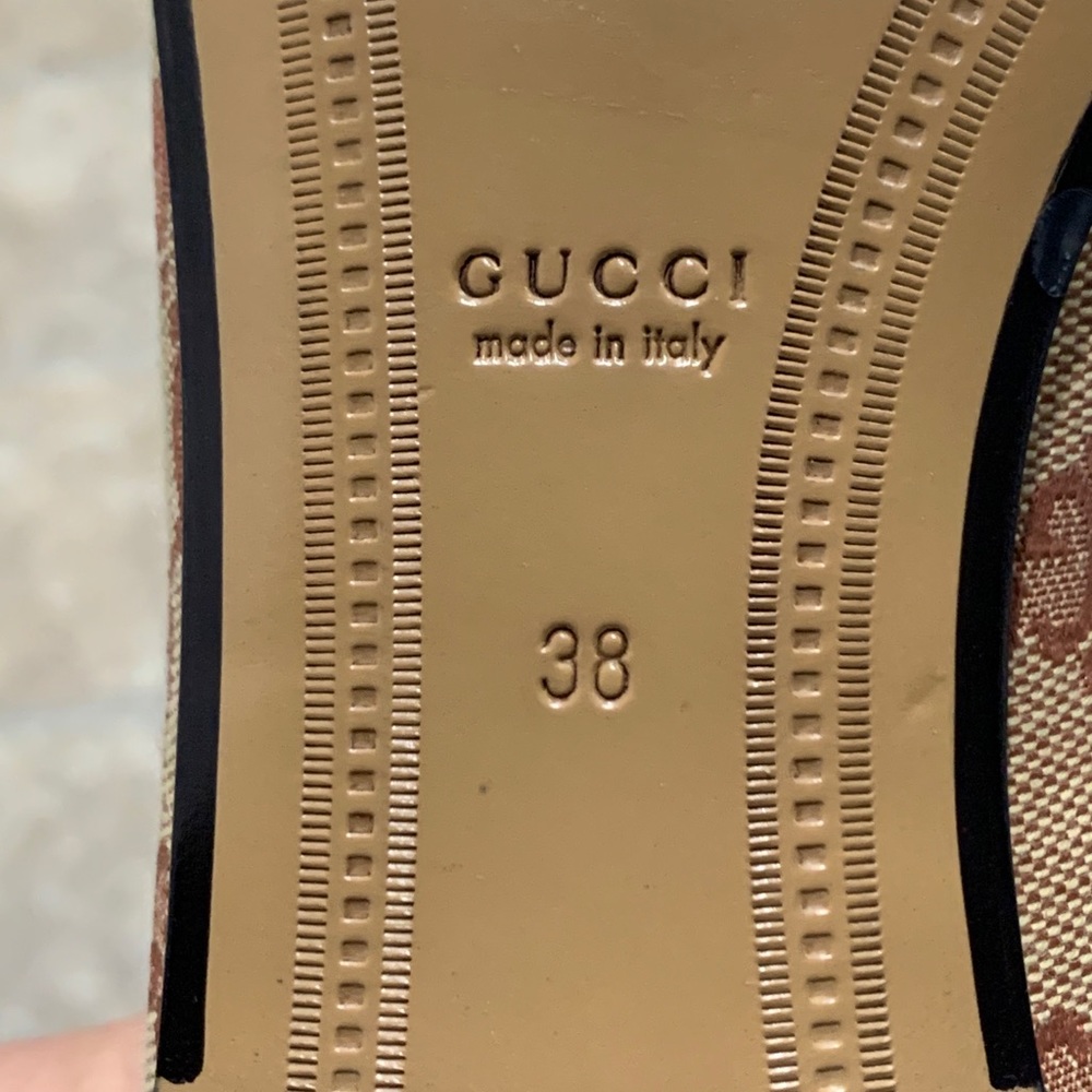 Gucci Jordaan GG canvas loafer Woman Size 38 - Picture 5 of 13